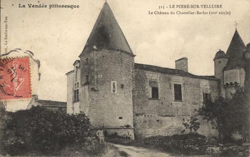 Le château du Chastelier-Barlot, datant du XVIe s.